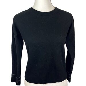 Ice Breaker- 100% New Zealand Marino Wool Black Crew Neck Pullover Sweat…